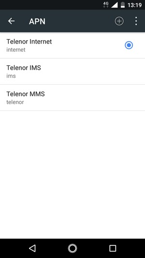 Sélectionnez le bouton du Menu
