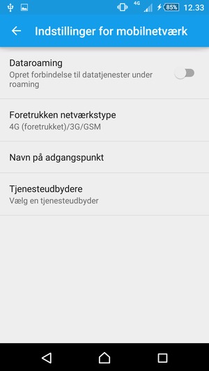 Vælg Navn på adgangspunkt