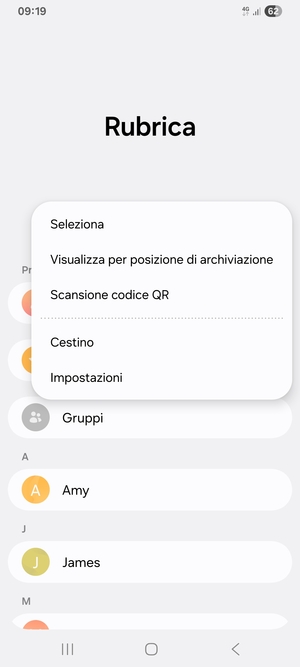 Seleziona Impostazioni