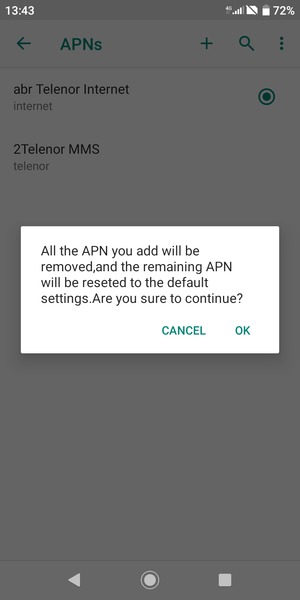 Select OK