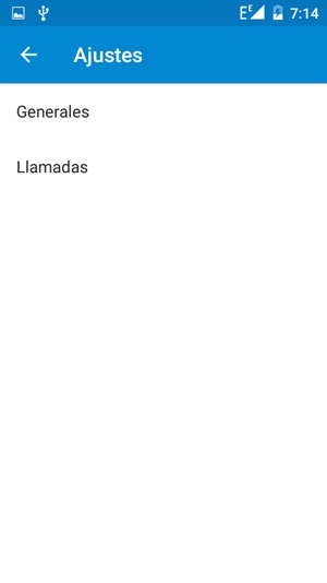 Seleccione Llamadas