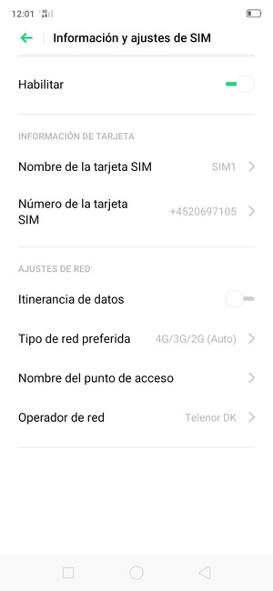 Seleccione Nombre del punto de acceso