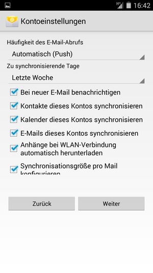 Wählen Sie Weiter