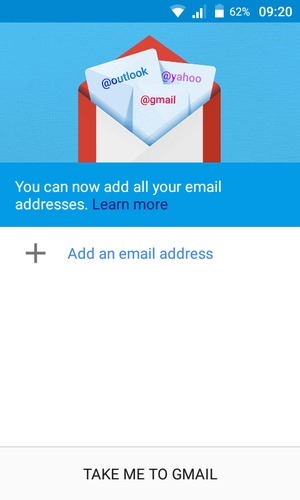Select Add an email address