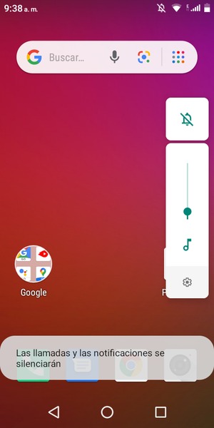 Seleccione Silencio para volver al modo de sonido