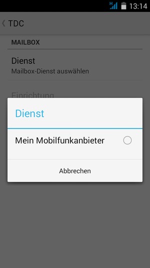 Wählen Sie Mein Mobilfunkanbieter