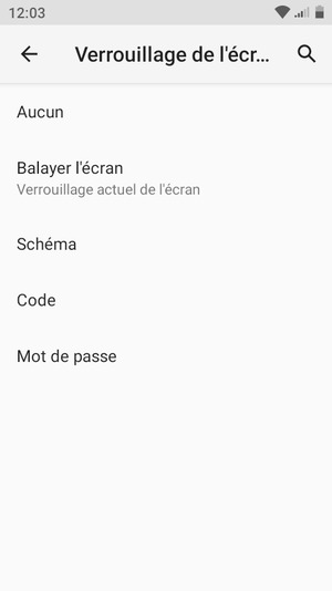 Sélectionnez Schéma