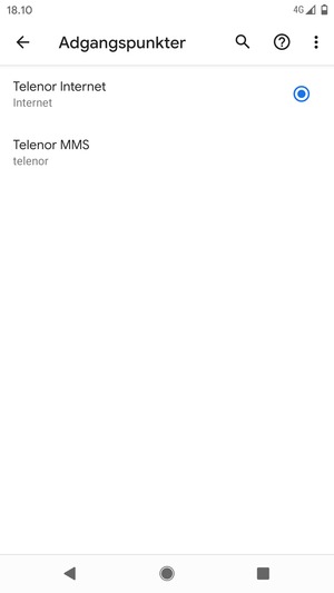 Vælg Menu-knappen