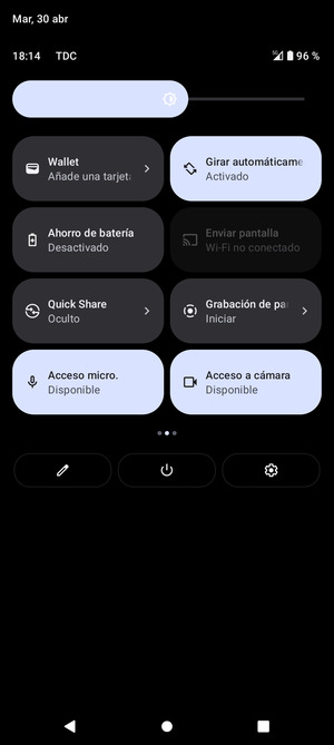 Seleccione Ahorro de batería