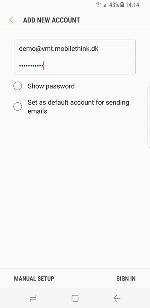 Enter your Email address and Password. Select SIGN IN