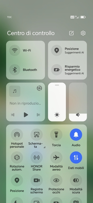 Attiva Luminosità automatica