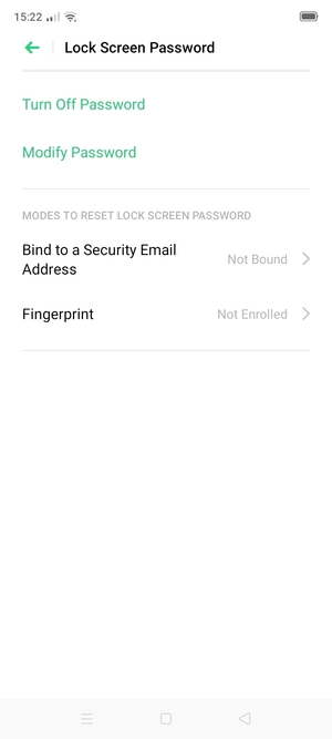 Your phone is now secure with a screen lock