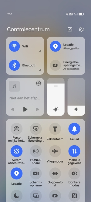 Schakel Wifi en Bluetooth uit