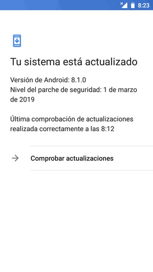 Seleccione Comprobar actualizaciones
