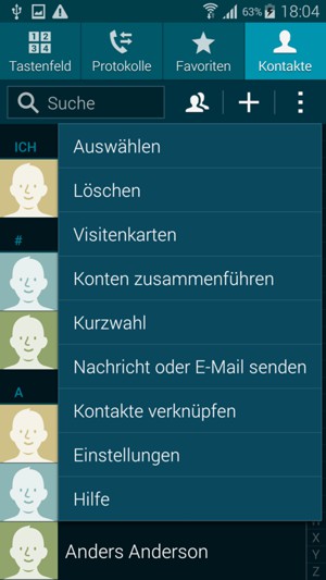 Wenn Ihr Bildschirm sieht wie folgt aus, wählen Sie Einstellungen