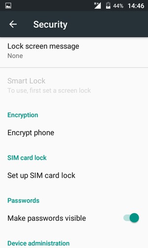 To change the PIN for the SIM card, return to the Security menu and select Set up SIM card lock