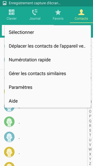 Sélectionnez Paramètres