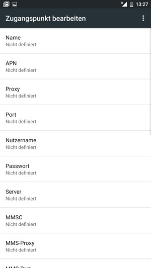 Geben Sie Internet-Informationen ein