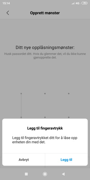 Velg Avbryt