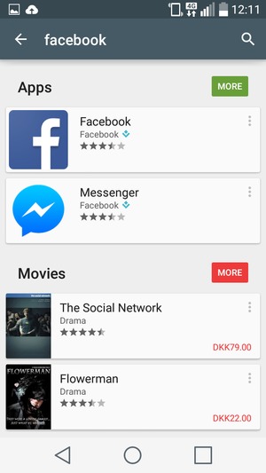 Select the app