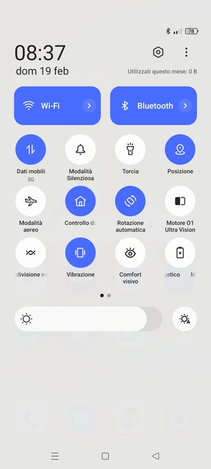 Disattiva Wi-Fi e Bluetooth