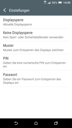 Wählen Sie Muster
