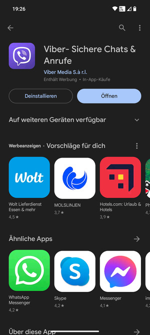 Wählen Sie Öffnen