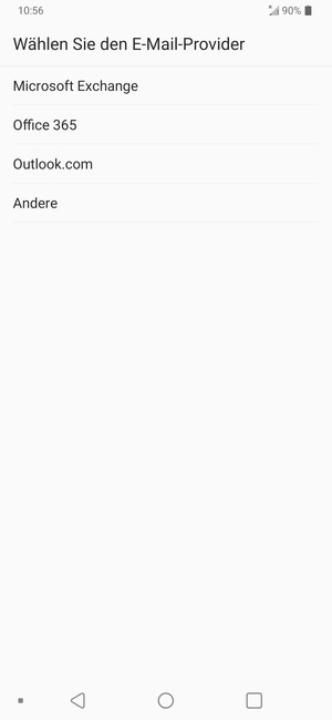 Wählen Sie Andere
