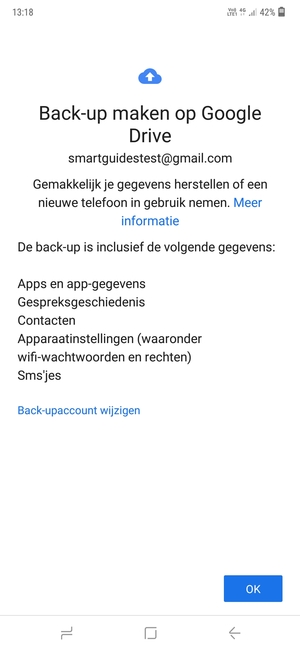 Selecteer OK
