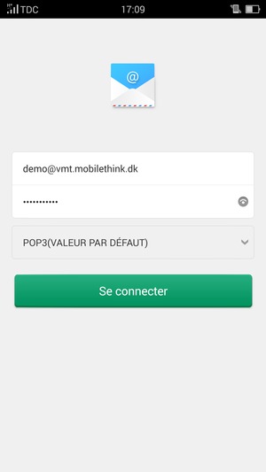 Saisissez votre adresse e-mail et votre mot de passe