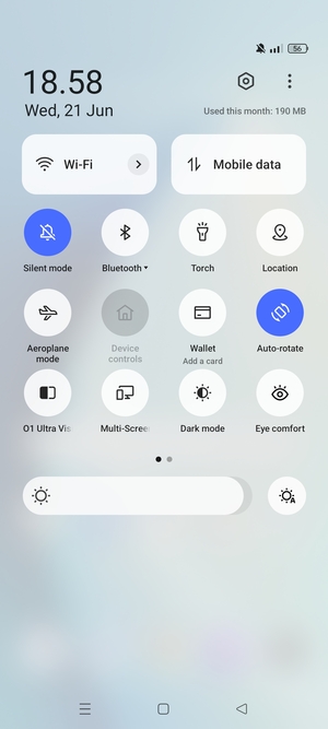 Select Silent mode to change to sound mode again