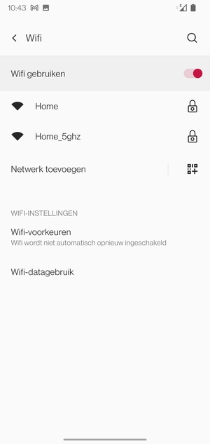 Selecteer het draadloze netwerk waarmee u verbinding wilt maken