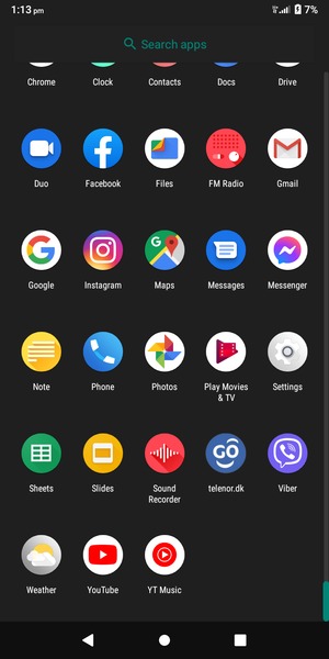 Select Settings
