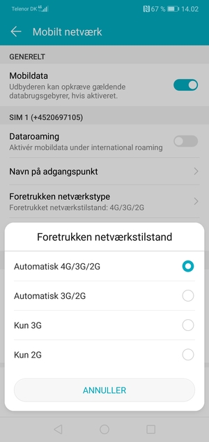 Vælg din foretrukne mulighed
