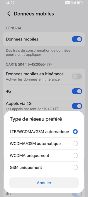 Sélectionnez votre option préférée