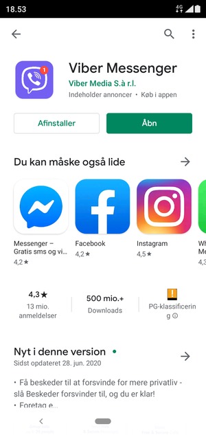 Vælg Åbn