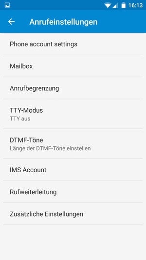 Wählen Sie Mailbox