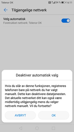 Velg OK