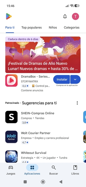 Seleccione Buscar