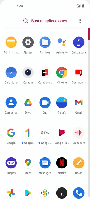 Seleccione Ajustes