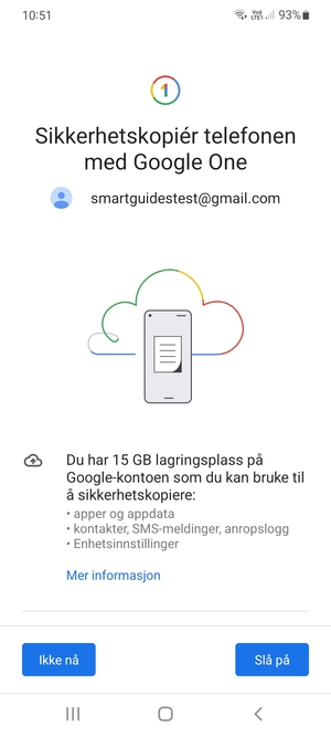 Velg Slå på