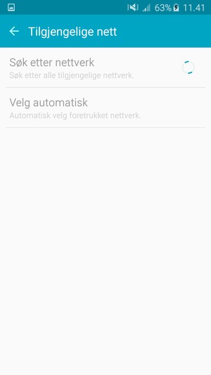 Vent til søket til ferdig