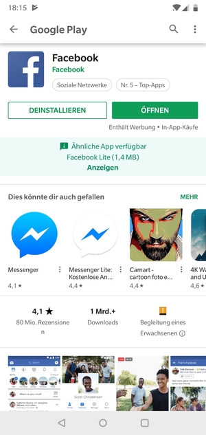 Wählen Sie ÖFFNEN