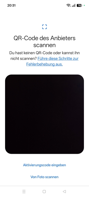 Scannen Sie den QR-Code