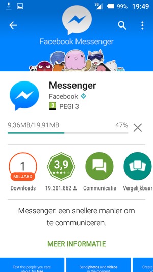 Wacht tot het installatieproces beëindigd is