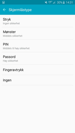 Velg Mønster