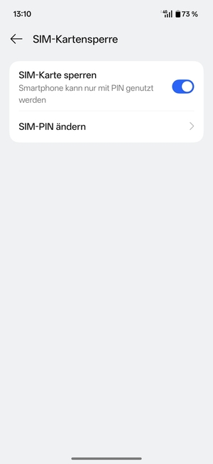 Wählen Sie SIM-PIN ändern