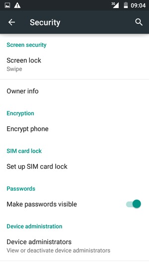Select Set up SIM card lock