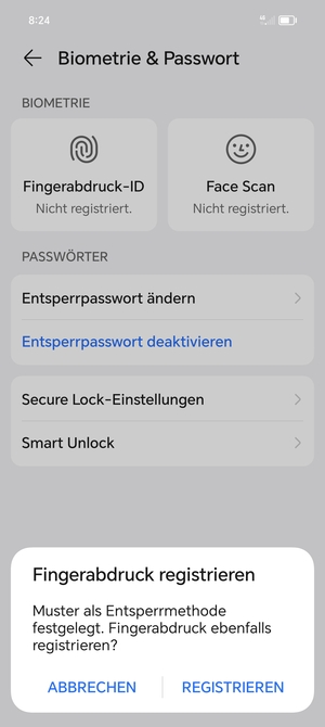 Wählen Sie Ihre gewünschte Option