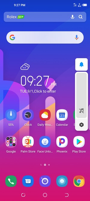 Select Sound to change to vibration mode